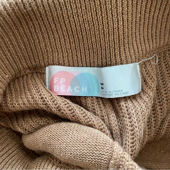 Free People Brown Ribbed Set - Picture 3 of 6